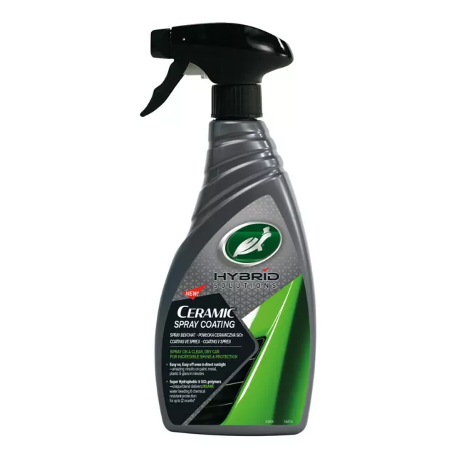 Cera Crema de Pulido Líquido 500ml Turtle Wax Híbrido Solution Ceramic Spray