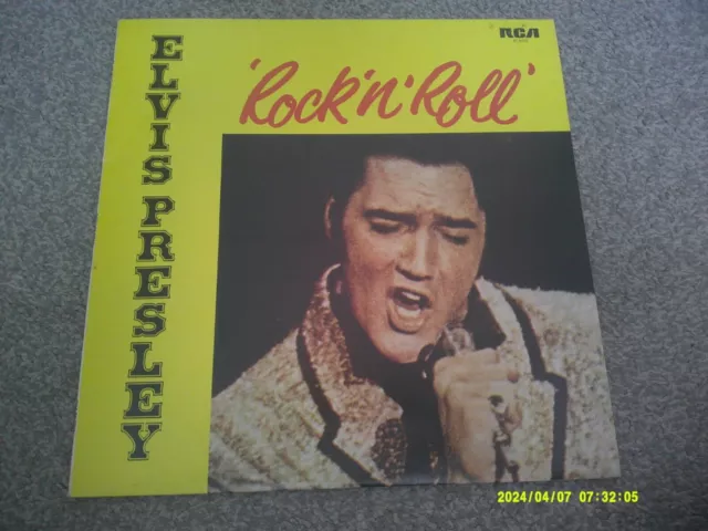 ELVIS PRESLEY Rock N' Roll  1972  RCA VICTOR ORANGE LABEL       mint
