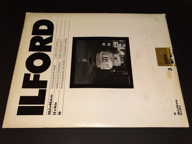 Papel Ilford Ilfobrom Galerie FB G3 (mate) 30,5x40,6 cm (12x16 pulgadas) - 10 hojas