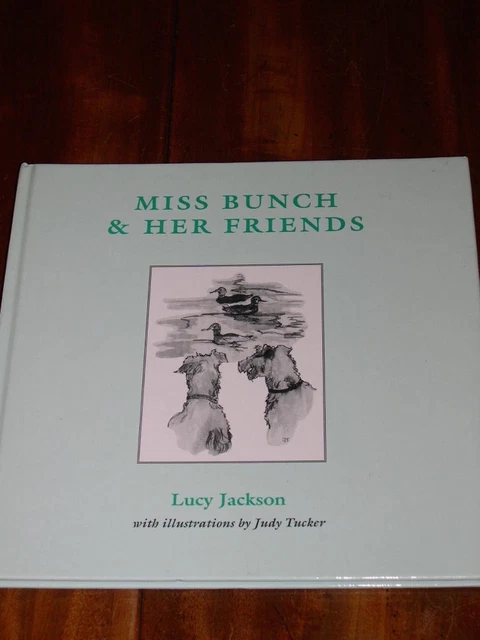 Rare Irish Terrier Dog Story Book 1St 1994 "Miss Bunch" By Lucy Jackson