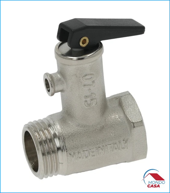 Vanne De Sécurité pour Chauffe-Eau Rechange Raccord Robinet Réchauffe Eau