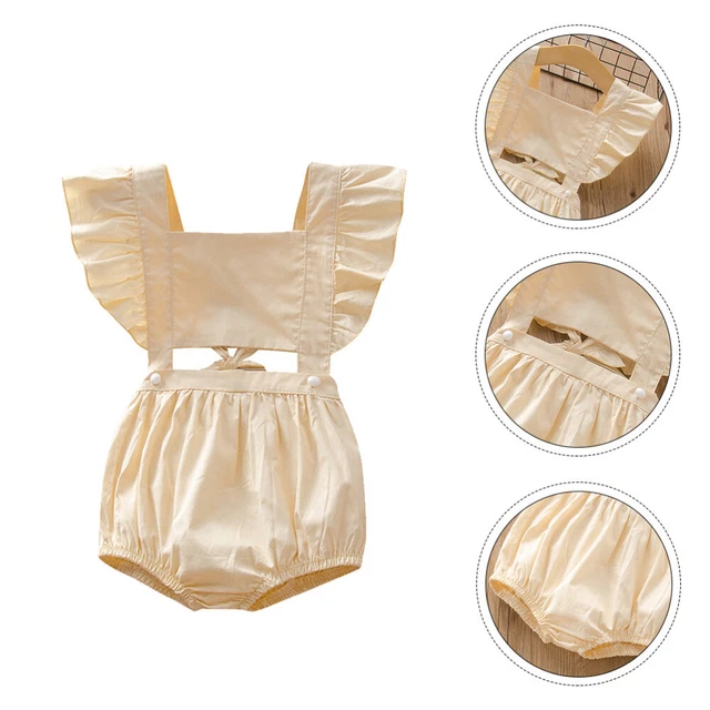 Romper Bodysuit Jumpsuit Infant Clothes Baby Girl Summer Strap Clothing