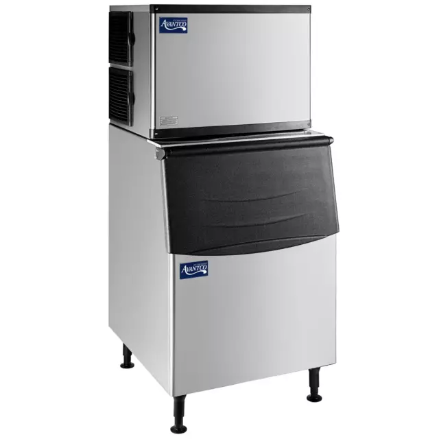 30" Air Cooled Modular Half Cube Ice Machine with Bin - 400 lb.