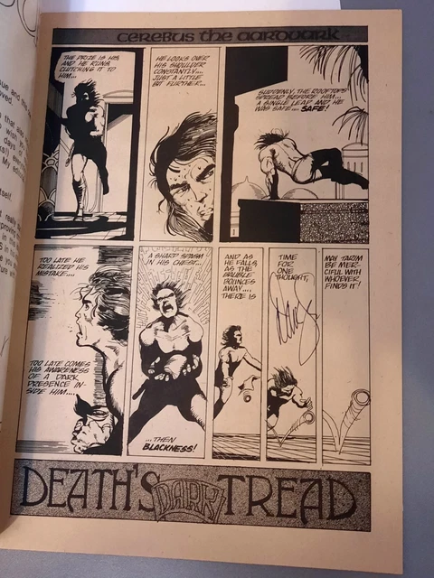 Dave Sim Cerebus the Aardvark #4 1978 SIGNED BY DAVE SIM VF -  HTF! 2