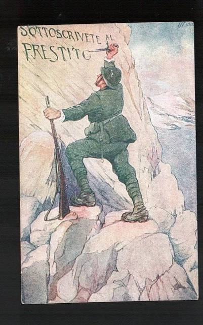 Cartolina Militare Non Viaggiata Prestito Nazionale Banca D'italia