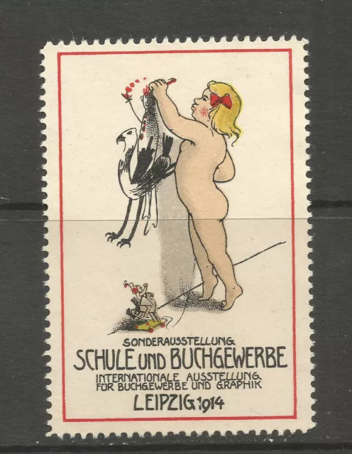 Deutschland/Leipzig 1914 BUGRA Plakatmarke/Etikett