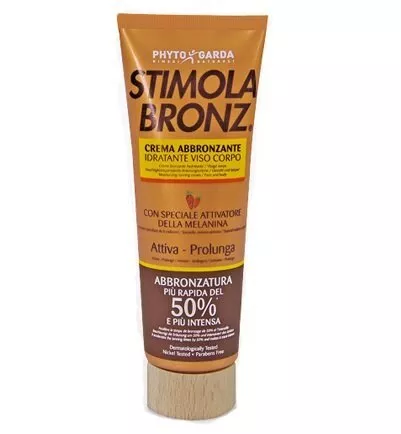 Stimola Bronz crema idratante abbronzante attiva melanina 125 ml