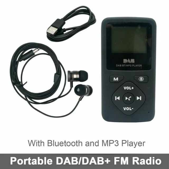 Blaster DAB Radio enceinte portable Bluetooth, Radio : DAB / DAB+ / FM, Bluetooth, AUX-In, Haut-parleur stéréo, Full-Range, Écran LCD, Alarme  / Minuteur de veille, mobile / portable
