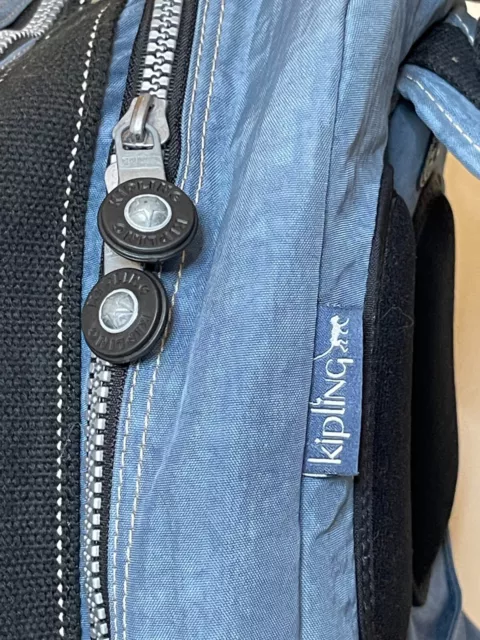 KIPLING WEBMASTER MEDIUM Backpack with Blue Monkey Keychain $29.00 ...