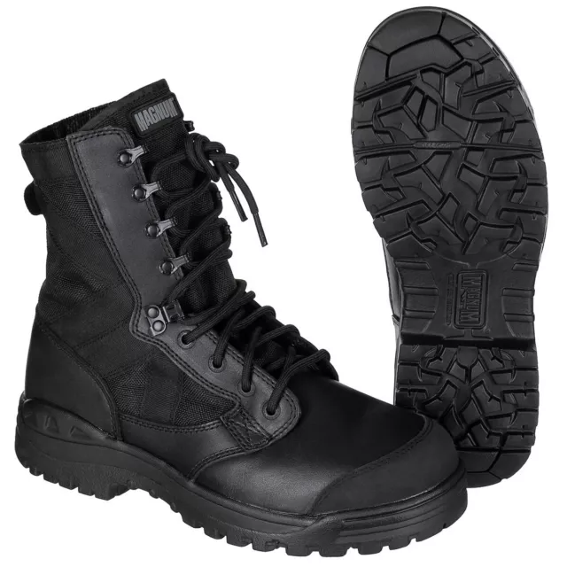 Magnum HiTec Security Sicherheits Stiefel Kampfstiefel mit Schutzkappe Gr. 35-50