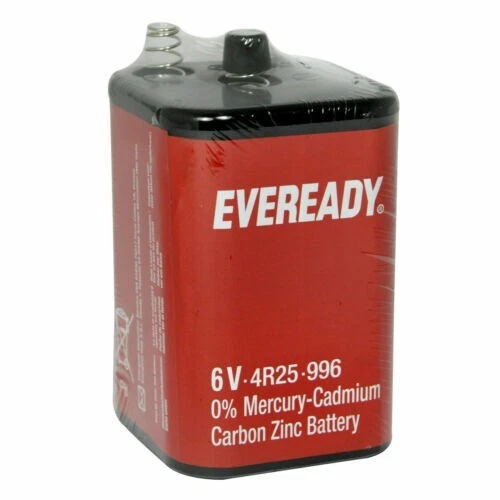 Pile 4R25 6V 9000mAh - Zinc-carbone, Pour Torches Et Outils, Neuf Sous Blister