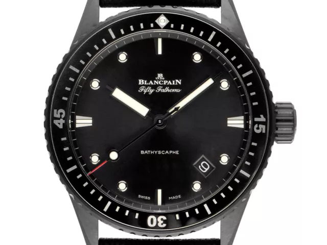 Blancpain Fifty Fathoms Bathyscaphe Ref.5000 0130 B52A Bj.2023 Full Set Unget...