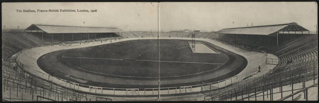 Valentine's - 'Franco-British Exhibition Stadium Double Length Panorama' (190...