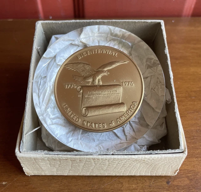 1976 Bicentennial Medal Commemorating The Declaration Of Independence