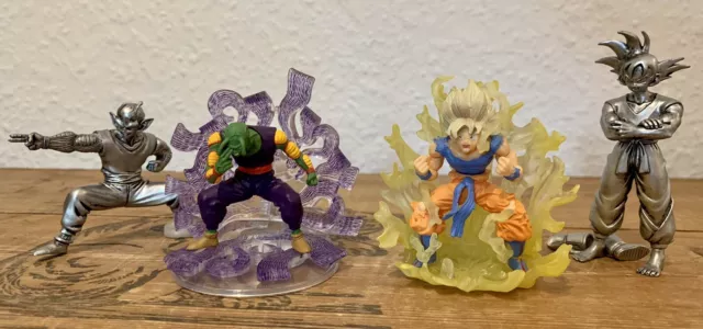 Gashapon Dragon Ball Z Sammlung - 4 Figuren - Bandai B/S-T - DBZ Set 7