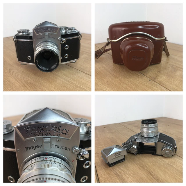 Cámara fotográfica Jhagee Dresden Exakta Varex IIa 35 mm réflex hecha en Alemania