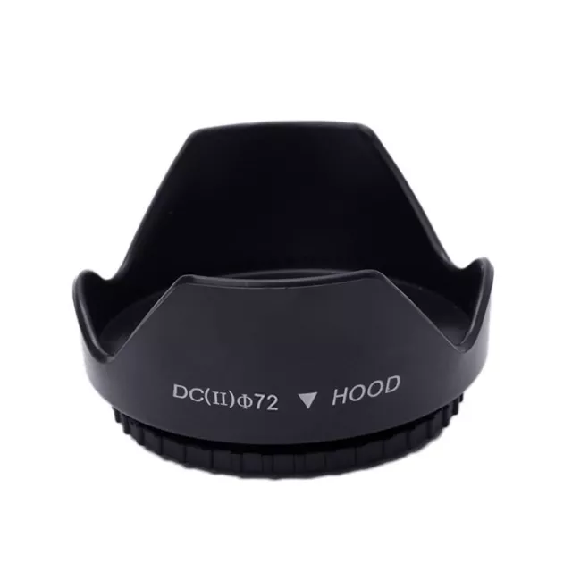 58mm Lens Hood Screw Mount Petal Crown Flower Shape for Canon Nikon Sony Pentax