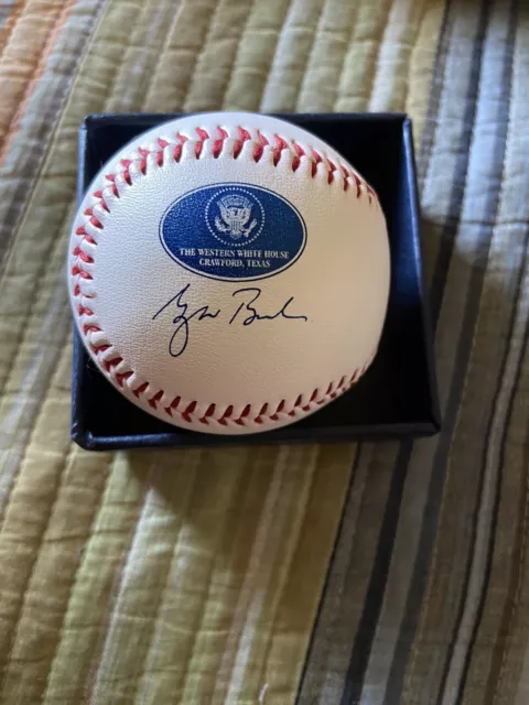 George W Bush Western White House Issue Presidential Seal VIP Gift Baseball