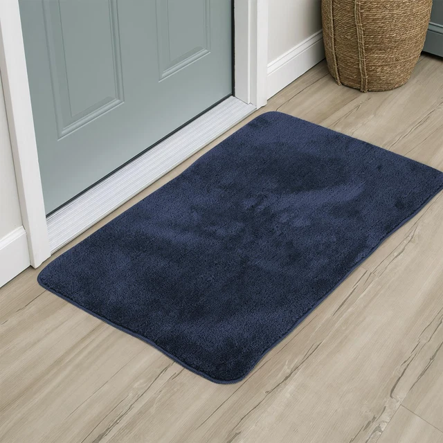 ALFOMBRA DE BAÑO 60X90cm AZUL MARINO 1010168