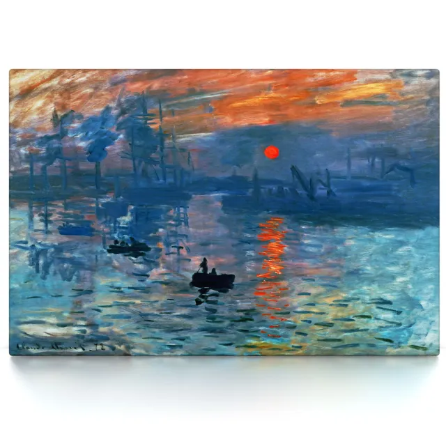 Sonnenaufgang Claude Monet, Poster oder Leinwandbild auf Keilrahmen, Kunstdruck