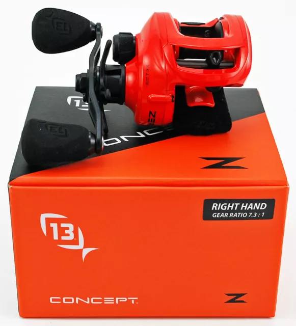 13 FISHING CONCEPT Z 7.3:1 Gear Ratio Z7.3-Rh Right Hand Baitcast