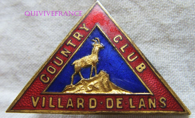 Insigne Brevet Ski Jeunes - Touting Club De France - Vintage - SK1177