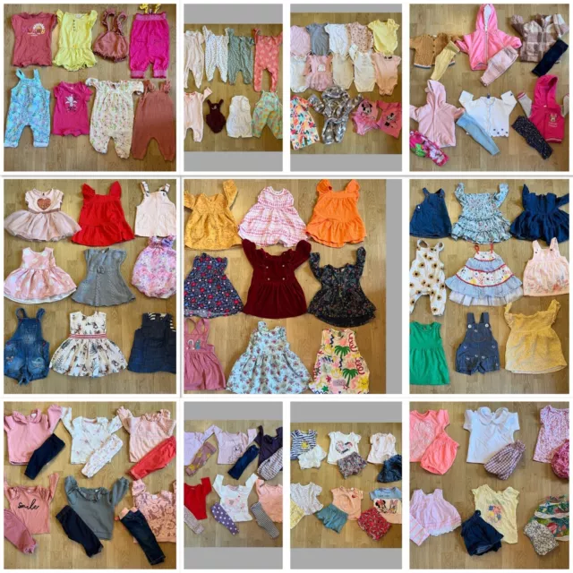 Huge Baby Girls Age 3/6 Months Clothes Bundle 117 Items