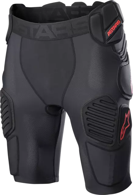 Alpinestars Bionic Pro Protection Shorts Black/Red Large