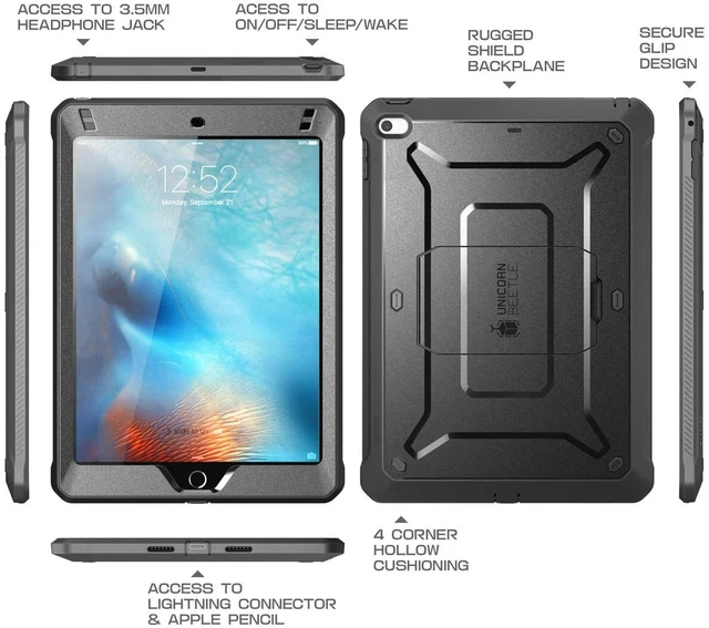 For Apple iPad Mini 5 Mini 4 (7.9") SUPCASE Unicorn Beetle Pro Case Screen Cover