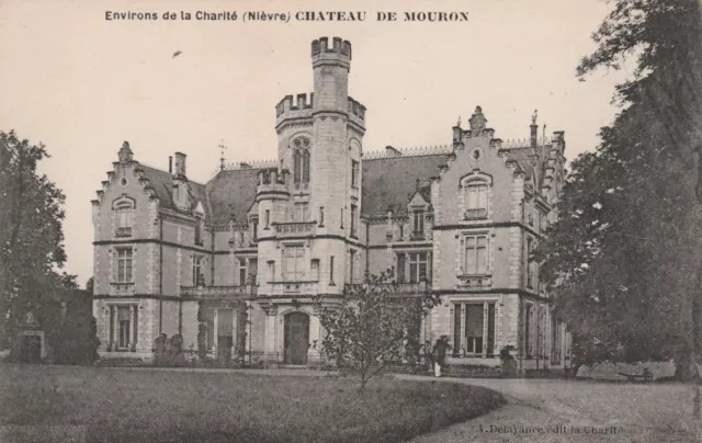 CPA 58 Environs de la Charité (Nievre) Chateau de MOURON