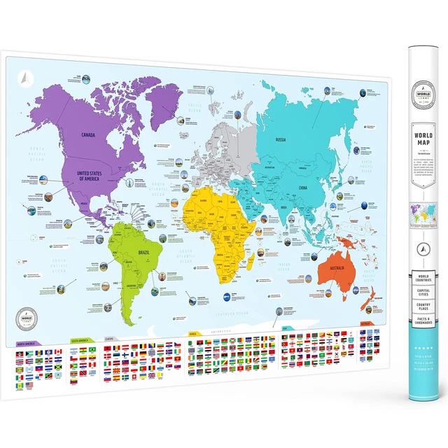 carte-du-monde-color-e-avec-drapeaux-capitales-en-anglais-50-faits