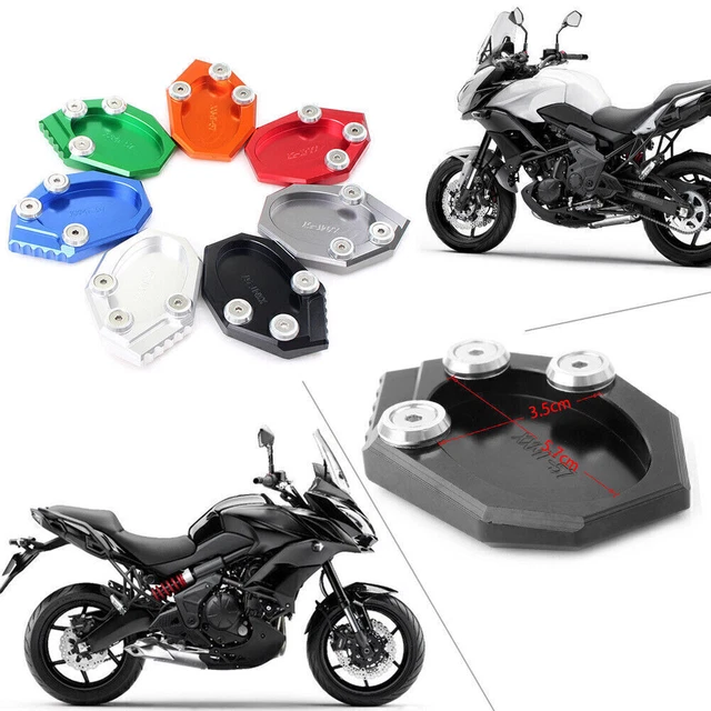 Foot Kickstand Side Stand Extension Plate Pad For Kawasaki VERSYS 650 KLX250