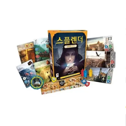 Korea Board Games Splendor Expansion Brilliant City Board Game 스플렌더 확장 찬란한도시 2