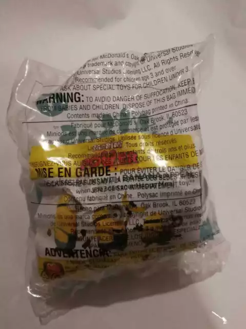 MCDONALD's MINIONS 2015 Talking Minion Pirate New and Sealed from USA Happy Meal 2