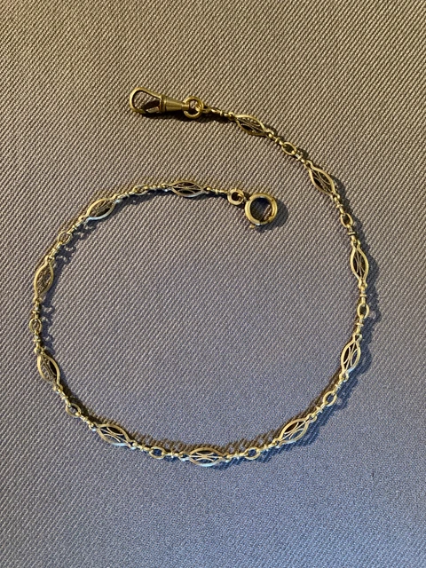 Montre Collier Femme Collier Montre BURKER Chaîne Plaqué Or 24K