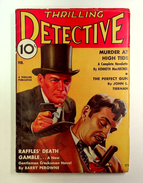 Thrilling Detective Pulp Feb 1936 Vol. 17 #3 FN