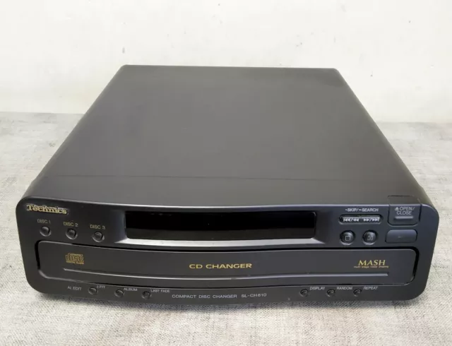 TECHNICS SL-CH610 CD Player Hi-Fi Separate CD Changer *Read Description*