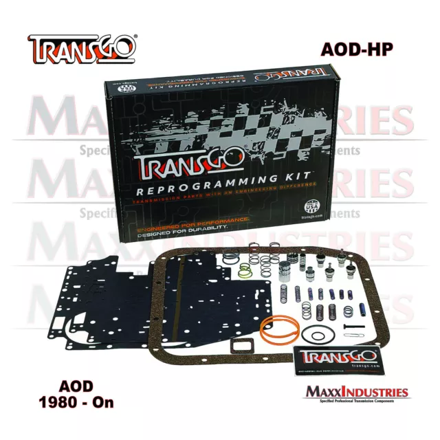 Transgo AOD-HP AOD Transmission Valve Body Reprogramming Shift Kit  80-Up