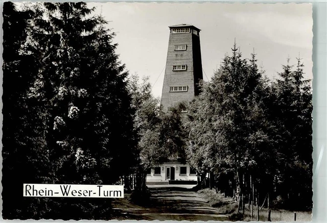39813361 - 5942 Kirchhundem Aussichtsturm Rhein-Weser-Turm Ort handschriftlich