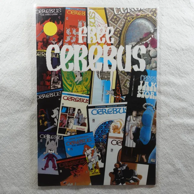 Free Cerebus Issue 1 Aardvark-Vanaheim Comic Book BAGGED AND BOARDED