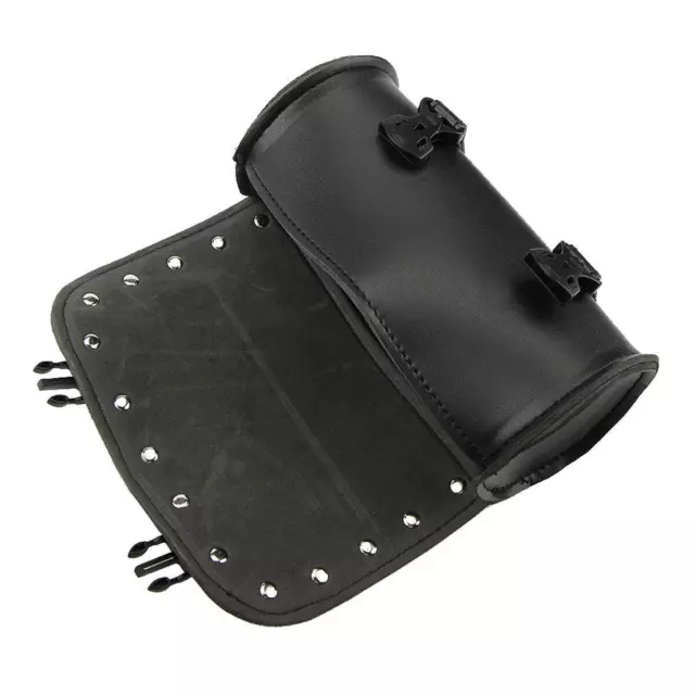 Front Motorcycle Bar Fork Boot Pouch Roll Barrel Tool Bag SaddleBag Accessories