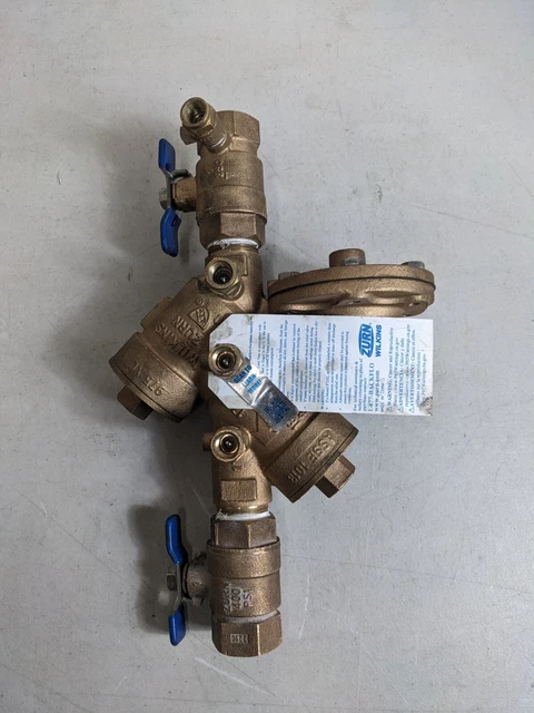 Zurn Wilkins 1"  975XL Reduced Pressure Backflow Preventer Brass 1-975XL