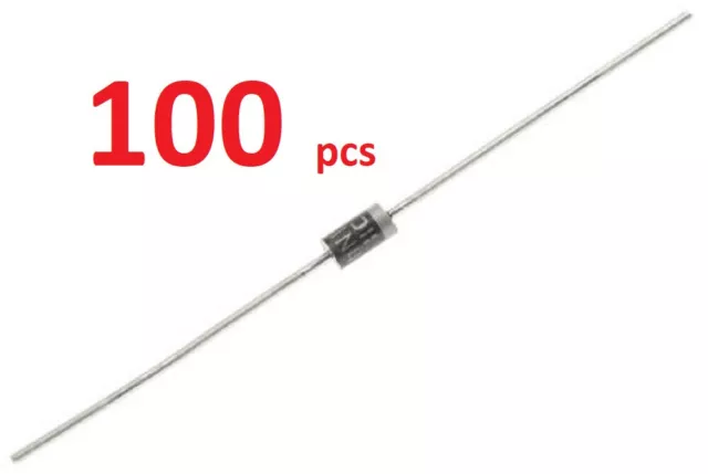 100  x IN4007 DO-41 Rectifier Diode Barrier 1000V 1A 1N4007 4007 **UK FAST