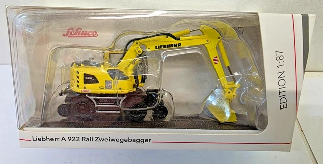 SCHUCO 12268704 Liebherr-Mobilbagger A 922 Rail SCHUCO