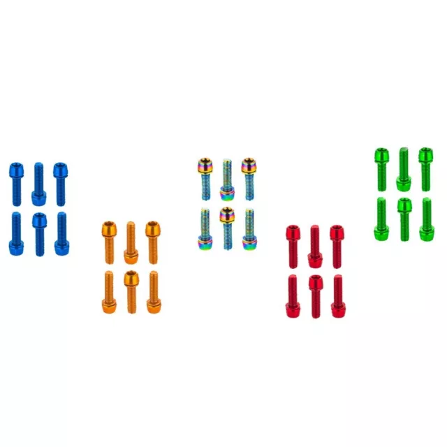 6 Stk M5x18 MTB Lenkerschrauben aus Legierung Vorbau Schaltstangen Befestigung