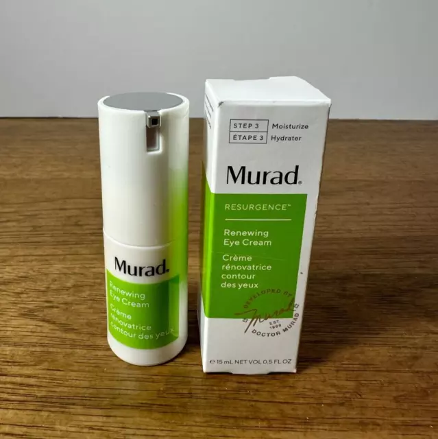 New! Murad Resurgence Renewing Eye Cream Full Size 0.5 Fl oz Hydrating