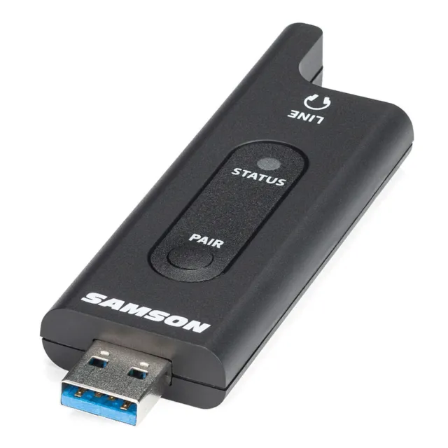 Samson XPD2 Headset USB Wireless System + keepdrum WS05 Fell-Windschutz Weiss 3