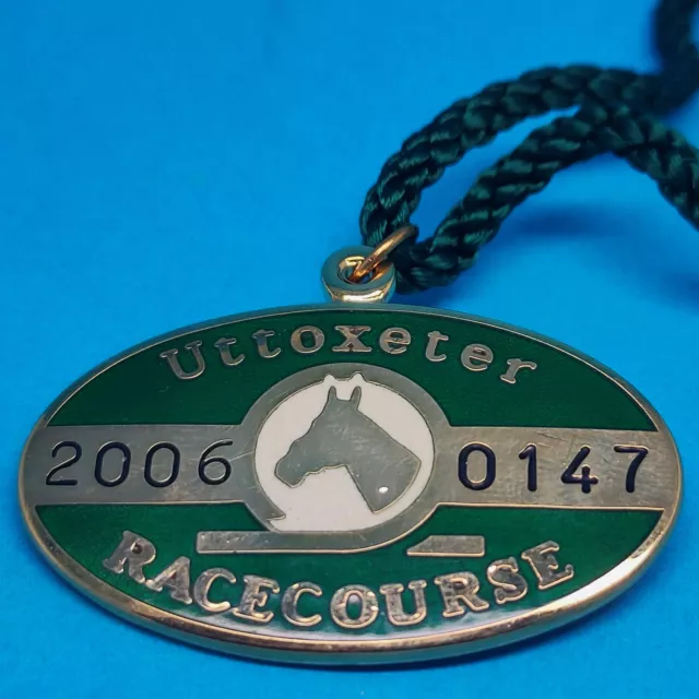 Uttoxeter Horse Racing Members Badge - 2006