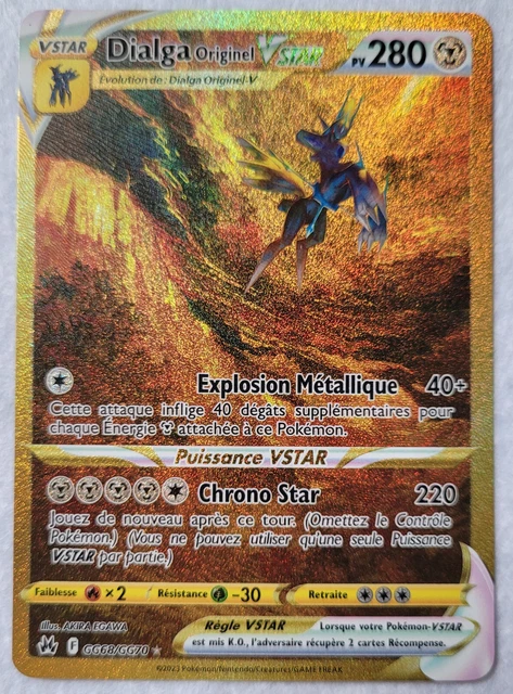 Pokemon Dialga VStar Gold GG68/GG70 Zenith Supreme Card EB12.5 New FR