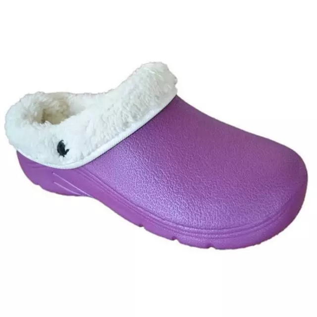 Briers Womens Ladies Footwear Gardening Clogs With Removable Fleece Lining UK 8